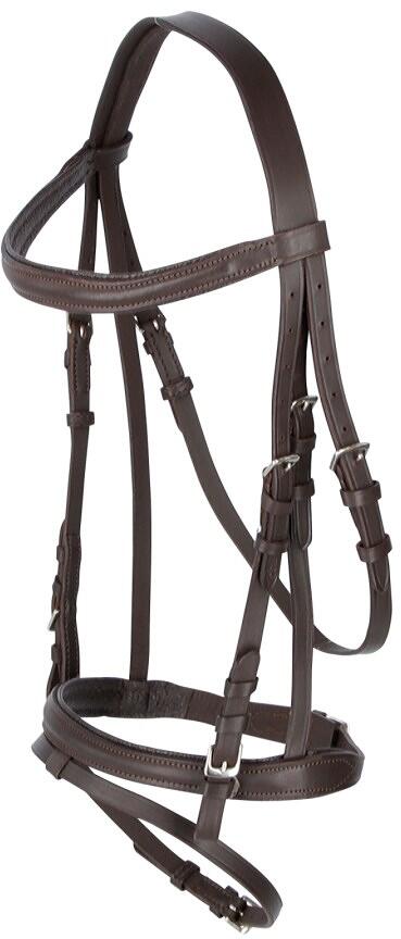 Covalliero Standard Trensenzaum, Leder, braun, Full