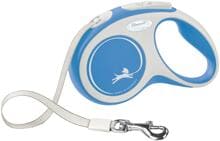 flexi New Comfort Rollleine Gurt, blau, 5m, S