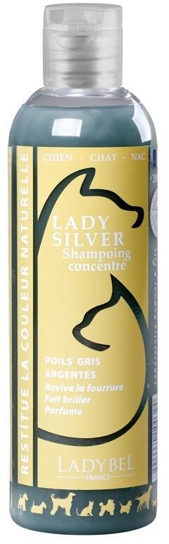 LadyBel Lady Silver Hundeshampoo für silbernes Fell, 4L