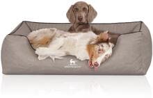 Knuffelwuff Columbia, lettino ortopedico per cani, 105x75 cm, grigio chiaro