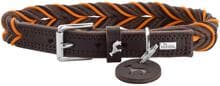 Collare per cani Hunter Solid Education, arancione, M-L