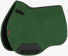 Grembiule da sella LeMieux Suede VS, verde Hunter, taglia L