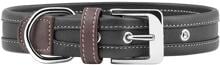 Knuffelwuff Midpines Hundehalsband, 45–52cm, 3cm, schwarz