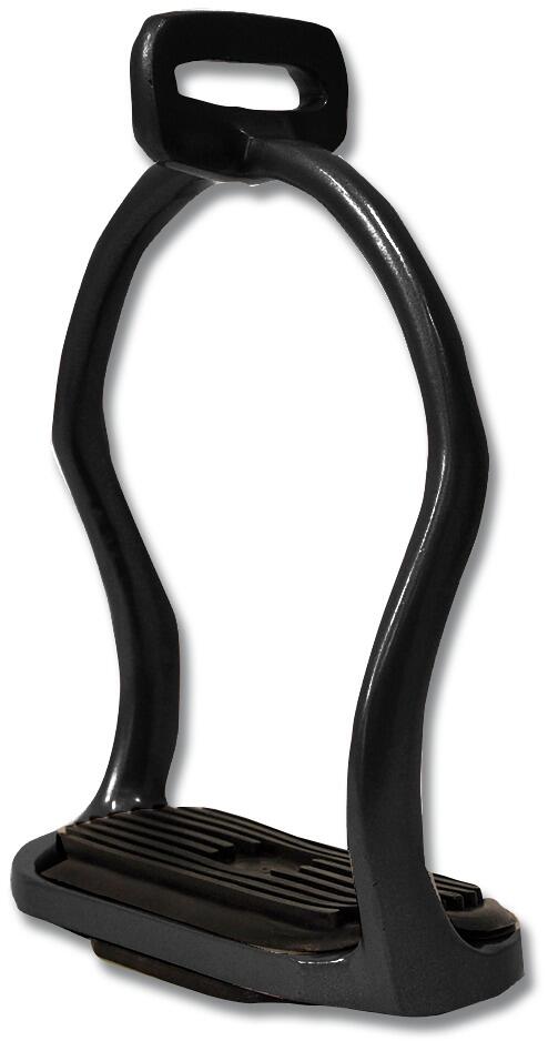 Waldhausen Island Alu Steigbügel, schwarz, 12cm