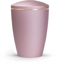 Urna per animali Völsing Lina Edition, fascia dorata spazzolata, velvet rosé, 2,8 L
