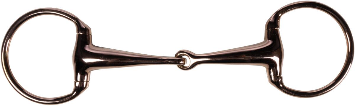 HKM Olivenkopfgebiss, anatomisch, rosegold, 18mm, 65x155mm