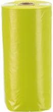 Trixie dog poo bags, lemon scented, 4 x 20 bags, yellow