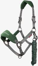 LeMieux Vogue Halfter und Führstrick, X-Full, Hunter Green