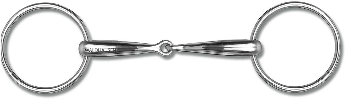 Waldhausen Unterlegtrense, einfach gebrochen, 11,5cm