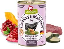 GranataPet Lieblings Mahlzeit Nassfutter mit Angus Rind & Kürbis
