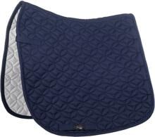 Cuscinetto da sella HKM Daphne, blu scuro, eventing