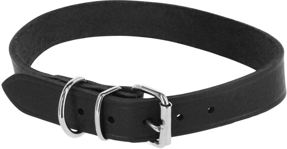 KERBL Pet Tuscany Halsband, schwarz, 2x35-41cm