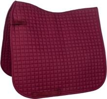 Cuscinetto da sella HKM Larissa, rosso vino, dressage