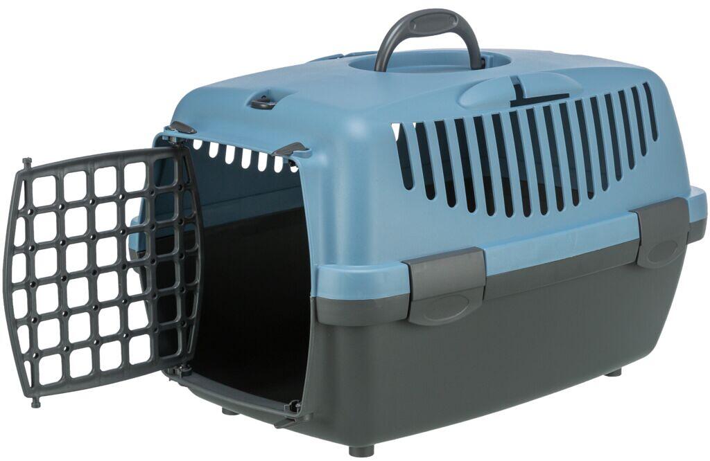 Trixie Capri 1 Transportbox, XS/32x31x48cm, dunkelgrau/pastellblau