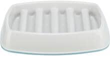 Trixie Ciotola per alimentazione lenta, plastica/TPR, 0,25l/21x14cm, grigio
