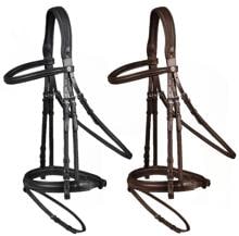 Briglia snaffle Waldhausen X-Line Supersoft, inglese combinato