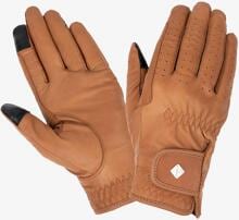 LeMieux Klassische Leder-Reithandschuhe, Tan, L