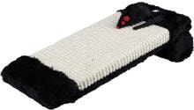Graffiatoio Trixie in rotolo, tappeto in sisal/plush, naturale/nero, 15x35cm