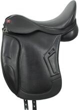 Sella da dressage Pro-Light Brindisi, testata intercambiabile, nera, 17,5"