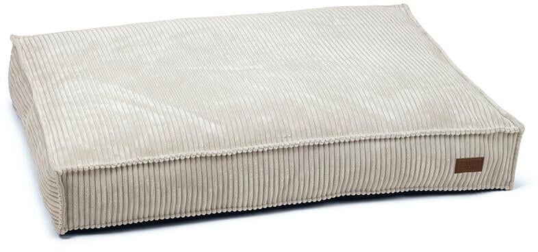 Designed by Lotte Hundekissen, gerippt, 100x70x15cm, hellgrau