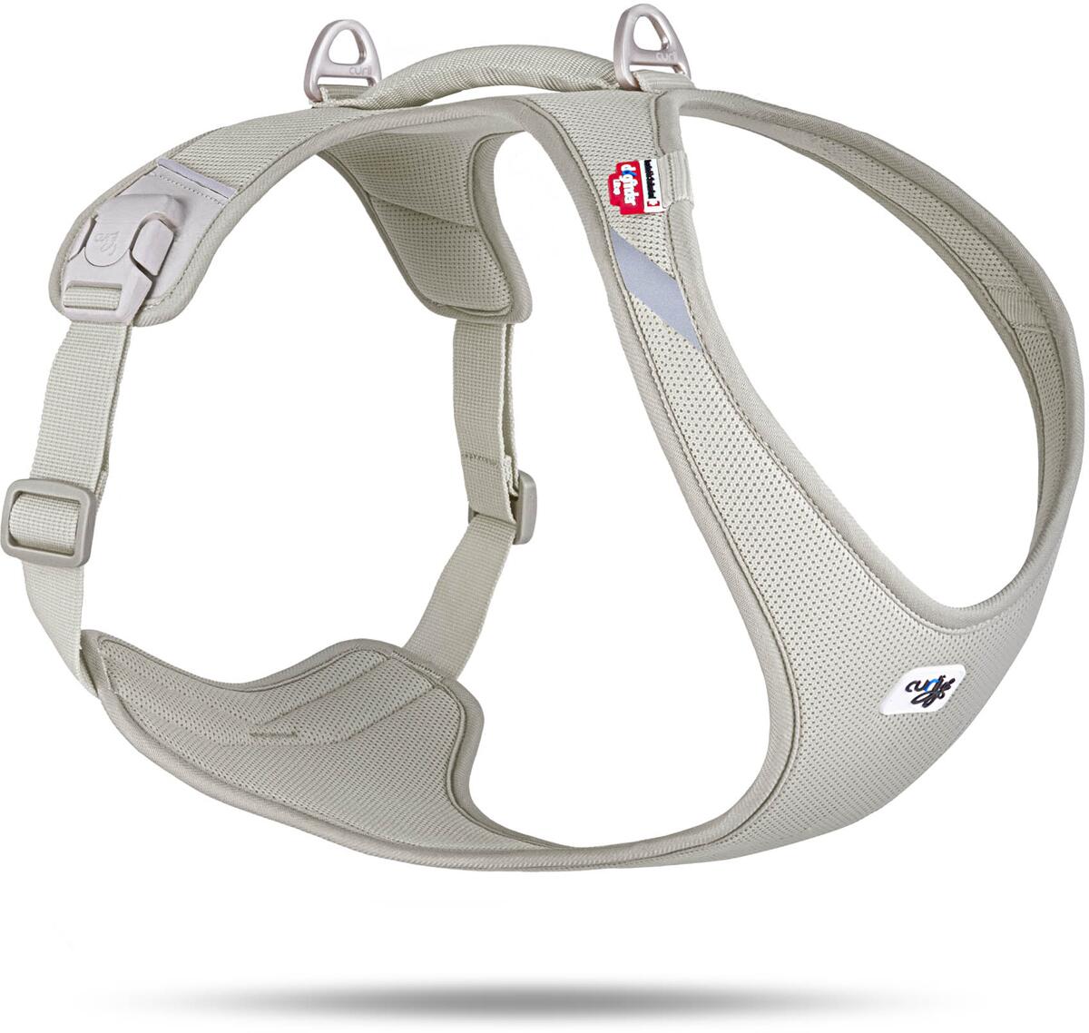 curli Belka Comfort Air-Mesh Hundegeschirr, light-tan, 4XL