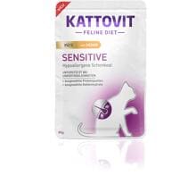 Kattovit Diet Sensitive Paté Nassfutter mit Huhn, 10x85g