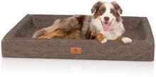 Knuffelwuff Austin orthopädisches Hundebett, 155x125cm, braun