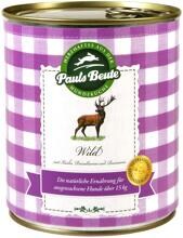Pauls Beute Adult Large Breed Nassfutter mit Wild, 6x800g