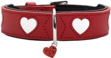 Collare HUNTER Love, rosso/nero, taglia L, 65 cm
