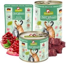 GranataPet DeliCATessen Nassfutter mit Wild PUR 
