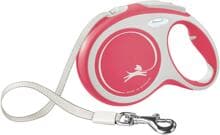 flexi New Comfort Rollleine Gurt, rot, 8m, L