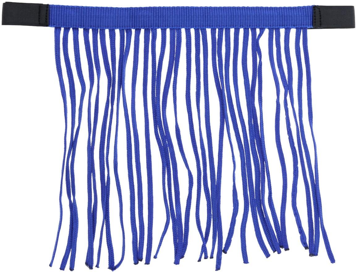 Covalliero Fransenband mit Klettverschluss, blau, Pony