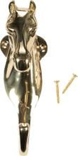 Supporto per testa di cavallo HKM, ottone, ottone