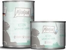 Mjamjam Kitten cibo per gatti con tacchino e olio di salmone