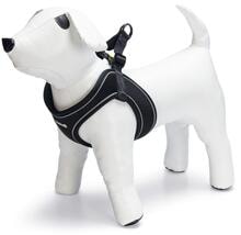 beeztees Parinca Premium Step-In Harness, nero, 50-60cm