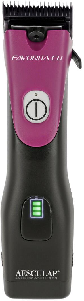 Aesculap Favorita CLi Akku-Schermaschine, pink, 2 Akkus+Scherkopf 1,8mm