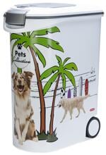 Curver dog food container, white, 54L