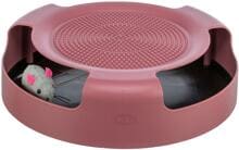 Trixie Catch the Mouse cat toy, plastic/plush, assorted colours, ø25x6cm