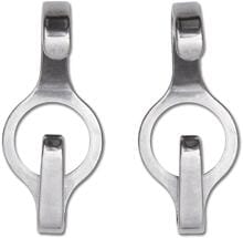 Waldhausen EST Circle chin chain hook, pair, silver
