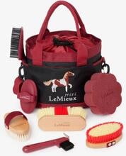 LeMieux Mini Horse Grooming Kit, red, One Size