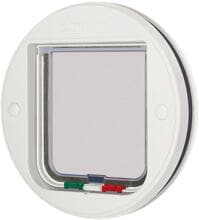 Closer Pets Cat Mate Porta per gatti a 4 vie per vetri, bianco