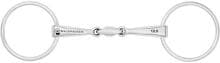 Snaffle ad acqua Waldhausen, anatomico, doppia rottura, acciaio inossidabile, anello 7cm, 16mm/14,5cm