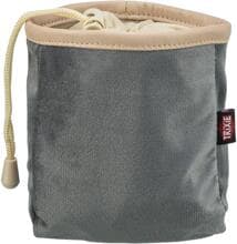 Trixie Snack-Tasche, Velours, am Clipstrip, ø9x14cm, farblich sortiert