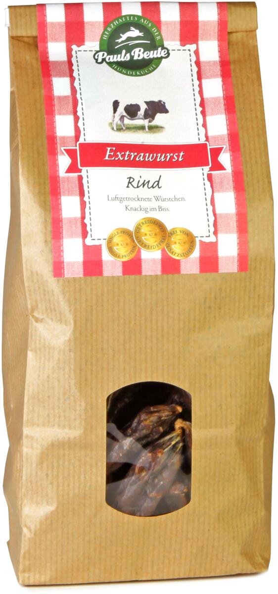 Pauls Beute Extrawurst Rind, luftgetrocknet, 500g