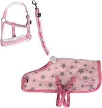 HKM Cuddle Pony Starset, rosa con motivo a stella