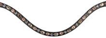 HKM Candy browband, ambra, purosangue