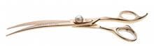 GEIB Gold Pearl Schere | 19,5 cm | gebogen