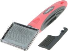 KERBL Pet soft plucking brush for cats, small, 16x6cm