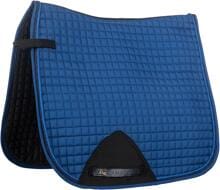 Cuscinetto da sella HKM Essentials, blu reale, dressage per pony