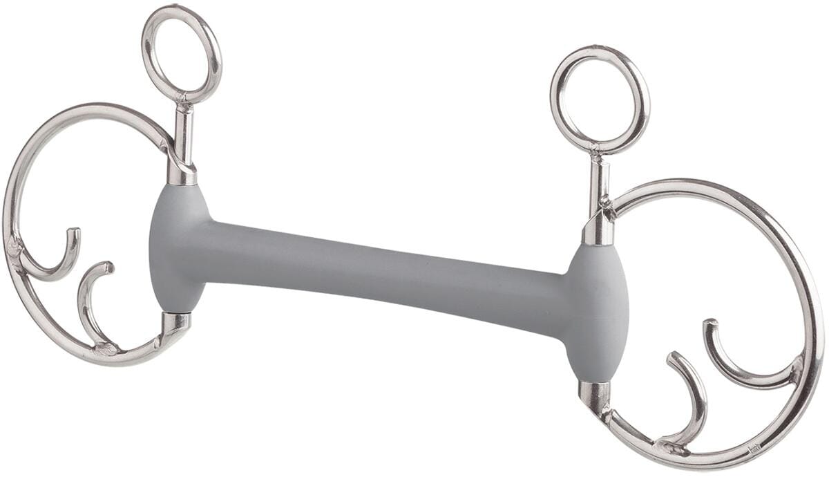 beris Springkombikandare mit Olivenkopfstange, 120mm, soft